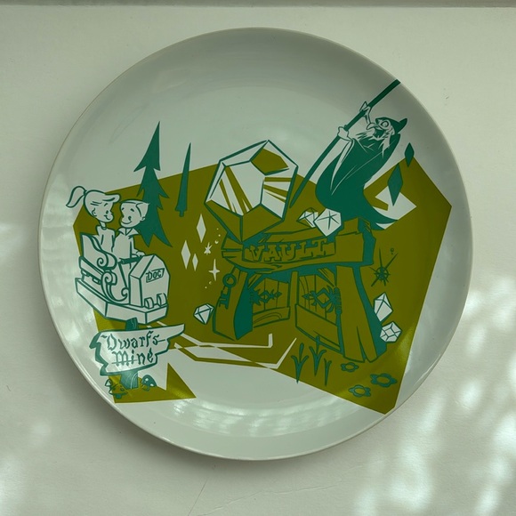 Disney Parks Magic Kingdom 50th Anniversary 4 Plate Set designed by Kevin & Jody - Picture 4 of 7